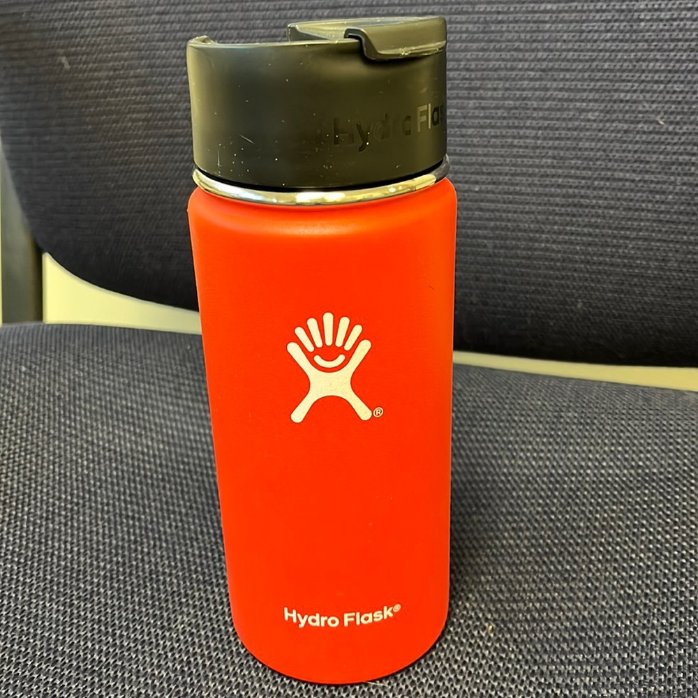 Red 16 ounce Hydroflask